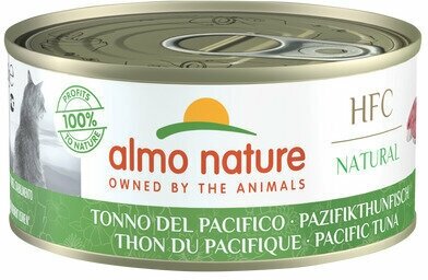 Almo Nature Консервы для Кошек с Тихоокеанским Тунцом (HFC - Natural - Pacific Tuna) 0,15 кг