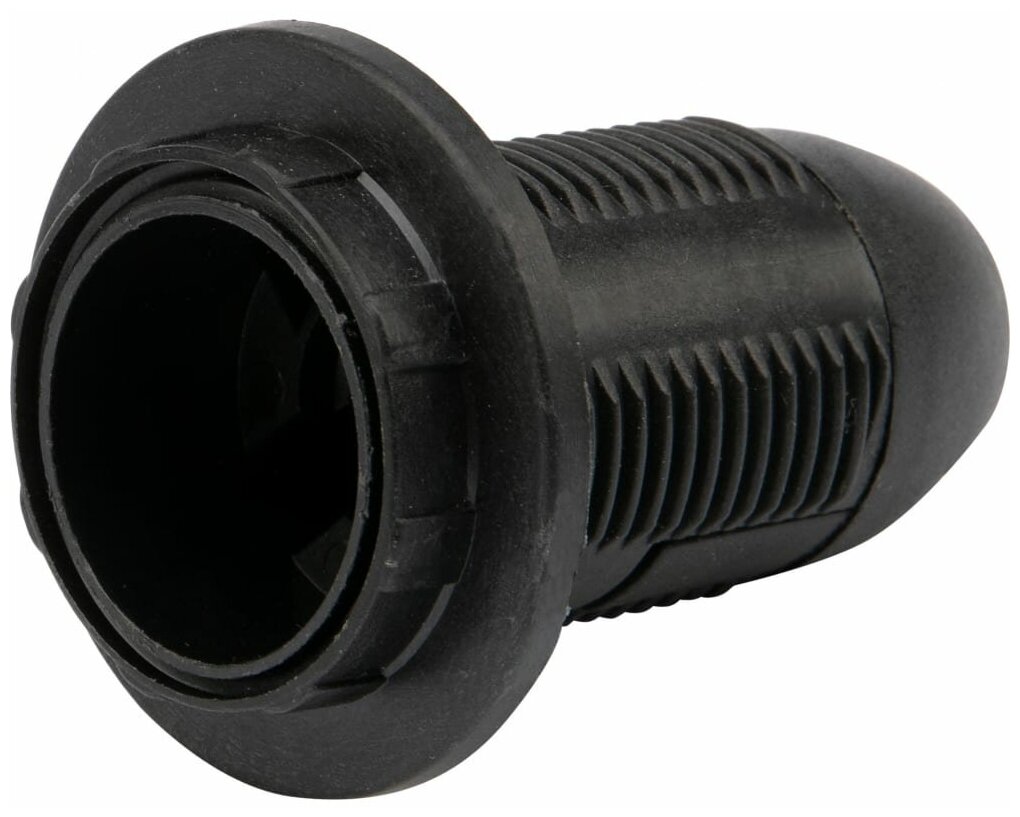 Патрон пластиковый термостойкий подвесной с кольцом E14 черн. Rexant 11-8827 - фотография № 3