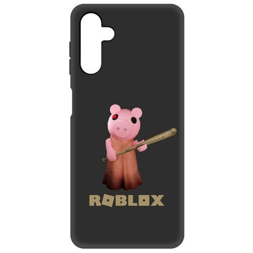 Чехол-накладка Krutoff Soft Case Roblox-Пигги для Samsung Galaxy A13s (A137) черный чехол накладка krutoff soft case пес турист для samsung galaxy a13s a137 черный