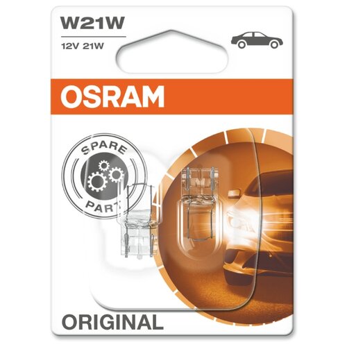 фото Лампа автомобильная накаливания Osram ORIGINAL 7505-02B W21W 12V 25W 2 шт.