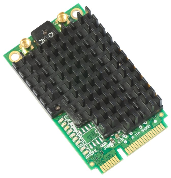 Точка доступа Wi-Fi MIKROTIK R11e-5HacD 802.11a/c High Power miniPCI-e card with MMCX connectors