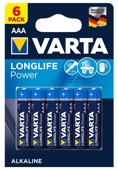 Батарейка VARTA LONGLIFE Power AAA