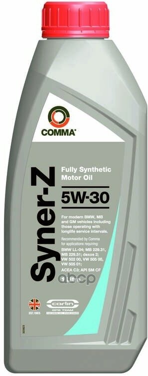 COMMA Масло Моторное 5W30 Comma 1Л Синтетика Synerz