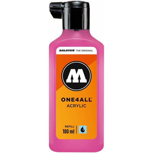 Molotow Заправка акриловая One4All, 180мл, Флюр розовые