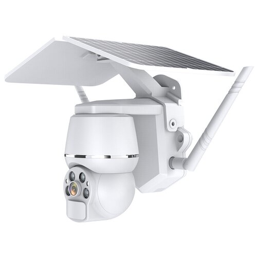 IP-камера на солнечной батарее YouSmart Intelligent Solar Energy Alert PTZ Camera Wi-Fi Q7 White