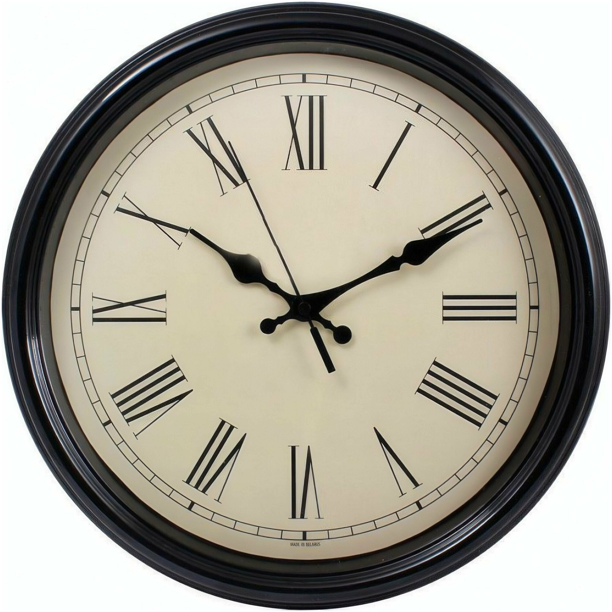 Часы настенные "Объем", цвет темно-коричневый, диаметр 30.5 см, тихий ход, в нео-классическом стиле, украсят вашу классическую гостиную, столовую, спа