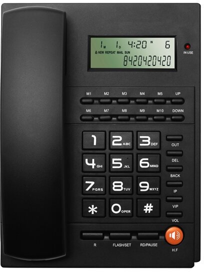 Радиотелефон Ritmix RT-420 Black