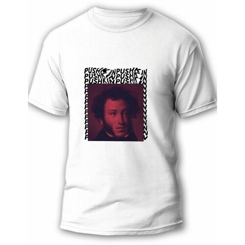 фото Футболка будь на стиле, футер, размер l, белый