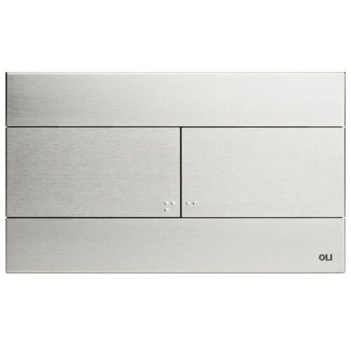 Панель смыва для инсталляции OLI SLIM INOX 057141 матовый с нержавеющим покрытием, Механическое управление