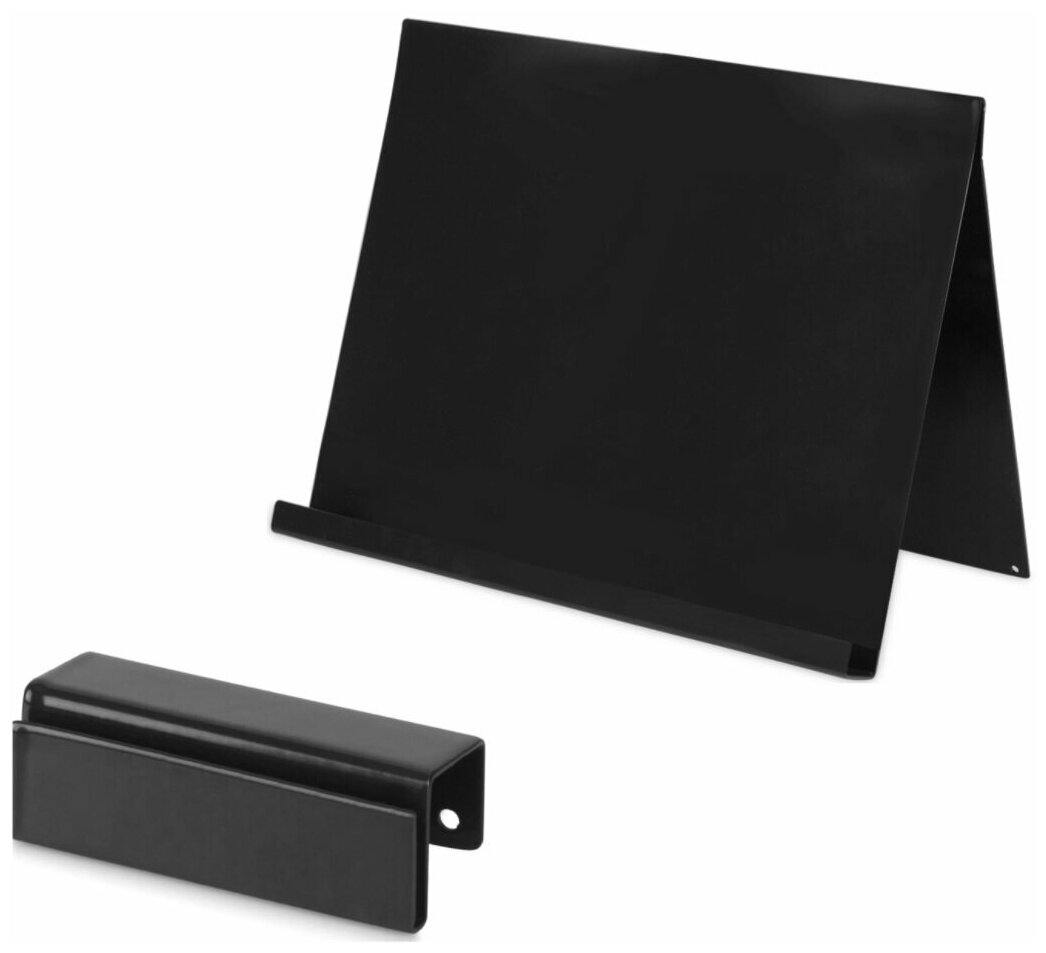 Подставка для планшета с держателем на рейлинг цвет чёрный