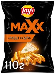 Чипсы Lay's Maxx картофельные, пицца-сыр, 110 г