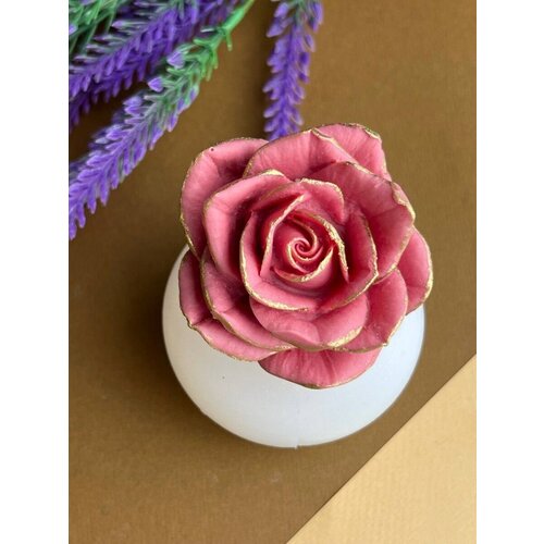 Силиконовый молд роза натуральная