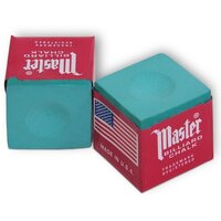 Мел для бильярда Master Billiard Chalk Green, 6 шт.