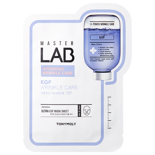 Tonymoly Тканевая маска для лица Master Lab EGF Mask Sheet, 19 гр. уход за кожей лица elizavecca маска для лица тканевая с эпидермальным фактором роста