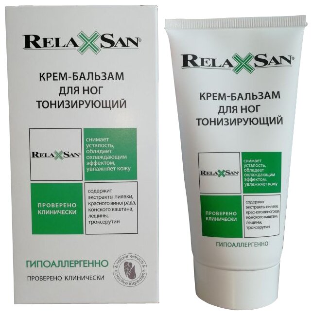 Крем-бальзам для ног Relaxsan тонизирующий 175 мл