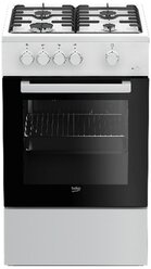 Газовая плита Beko FSG 52010 W, голубой