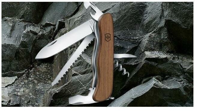 Нож перочинный Victorinox FORESTER WOOD (0.8361.63) 111мм 10функций дерево - фото №13