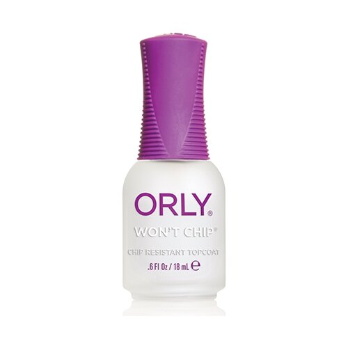 orly верхнее покрытие matte top прозрачный 18 мл Orly Верхнее покрытие Won't Chip, прозрачный, 18 мл