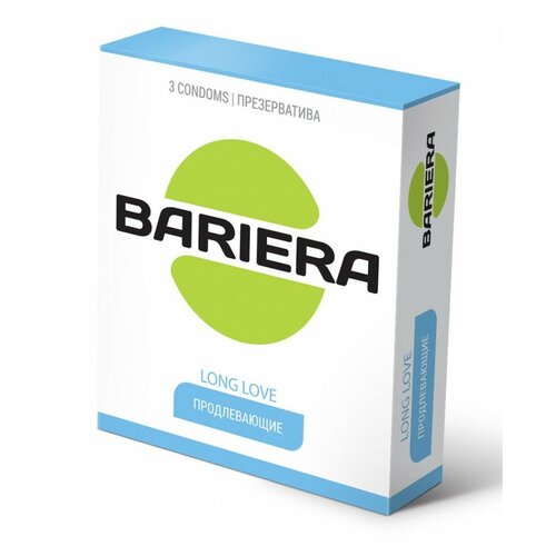 Продлевающие презервативы Bariera Long Love - 3 шт.