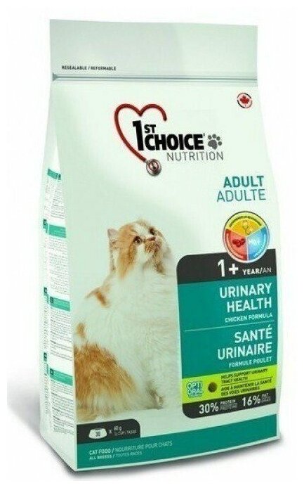 Корм для кошек 1st Choice (5.44 кг) URINARY HEALTH