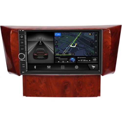 Штатная магнитола Toyota Celsior (F30) (2001-2006) (дерево) Canbox M-Line 5601-RP-11-353-340 Android 10 (4G-SIM, 2/32, DSP, IPS) С крутилкой
