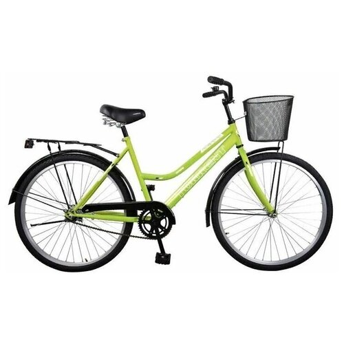 Велосипед Torrent Olympia + корзина, зеленый