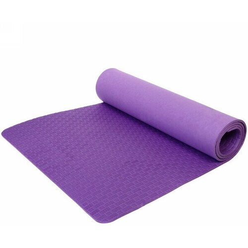 Коврик для йоги 7 мм 61х183 см «Легкость», фиолетовый коврик для йоги сливовый phoenix fitness фиолетовый