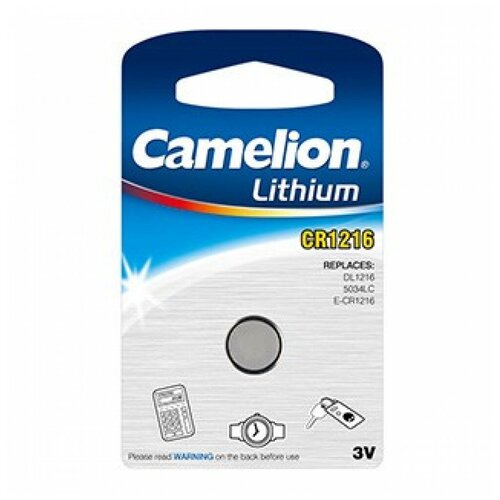 Батарейка литевая Camelion CR1216 BL-1 3V