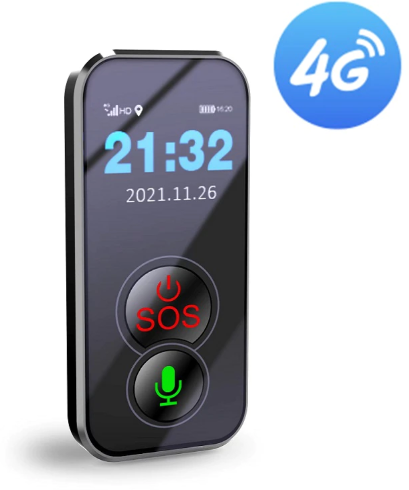 Smart Tracker GPS трекер FA81 4G c функцией телефона и кнопкой SOS (Черный)