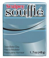 Полимерная глина Sculpey Souffle 6003 (сине-серый), 48г