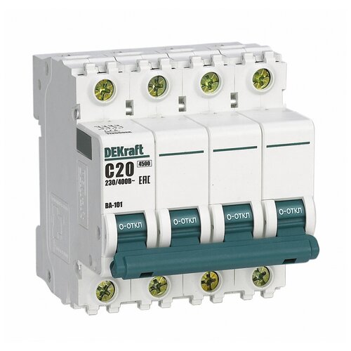 Авт. выкл. 4Р 40А х-ка C ВА-101 4,5кА, SCHNEIDER ELECTRIC 11094DEK (1 шт.)