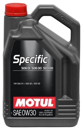 Синтетическое моторное масло Motul Specific 506 01 506 00 503 00 0W30