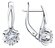 Серьги Diamant, серебро, 925 проба, фианит