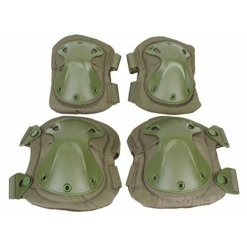 Наколенники + налокотники Tactical-Takpad Olive Drab (EmersonGear)