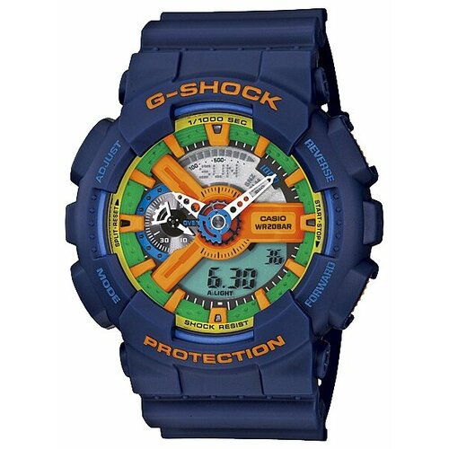 Японские наручные часы Casio G-SHOCK GA-110FC-2A с хронографом