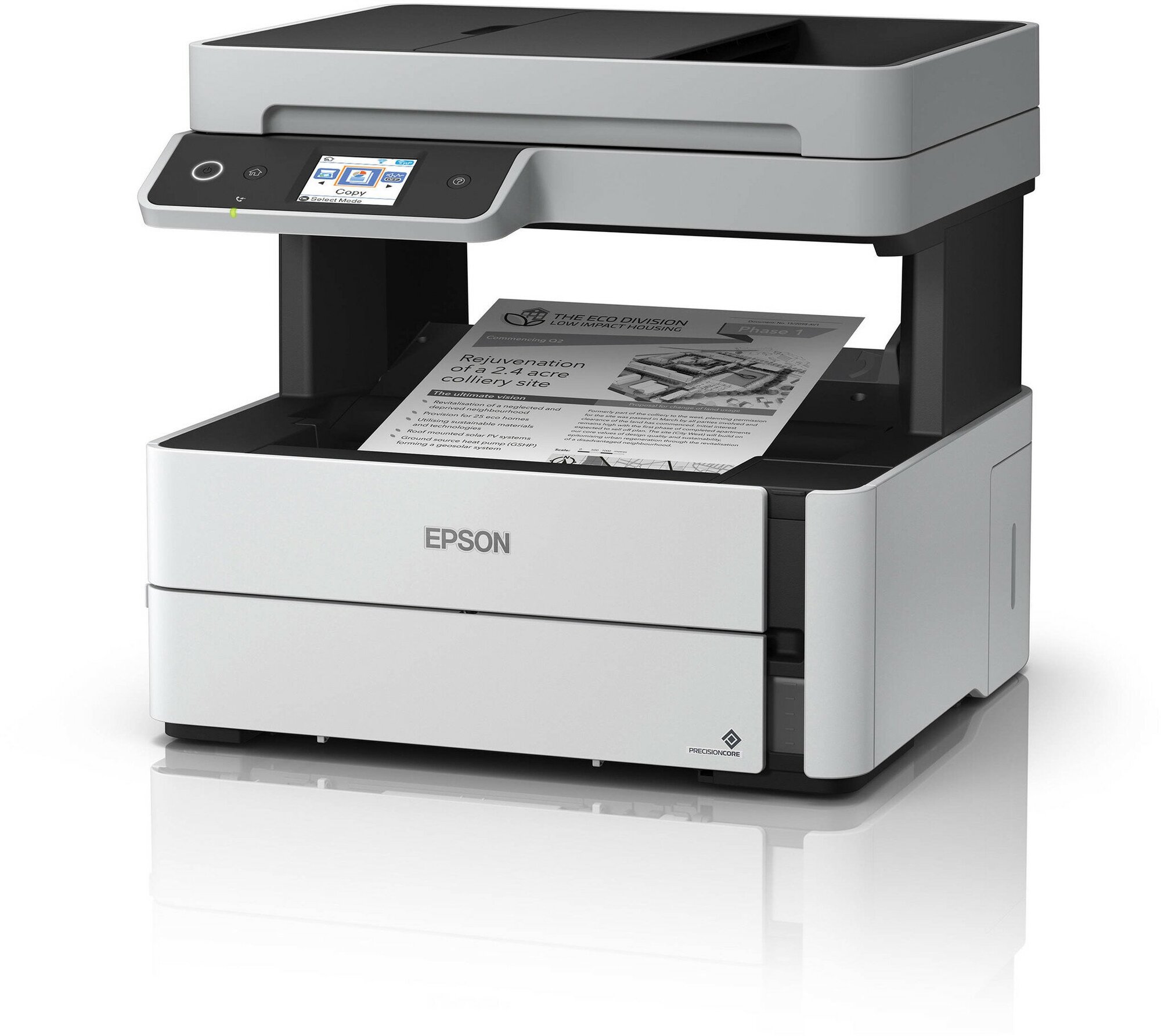 МФУ Epson M3170 белый/черный (c11cg92501) - фото №6