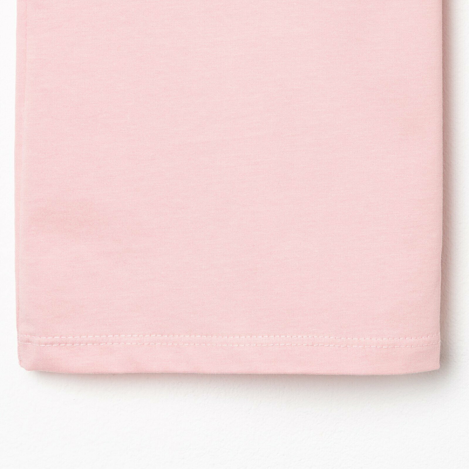 Пижама женская (футболка и брюки) KAFTAN "Basic" размер 44-46, цвет розовый - фотография № 11