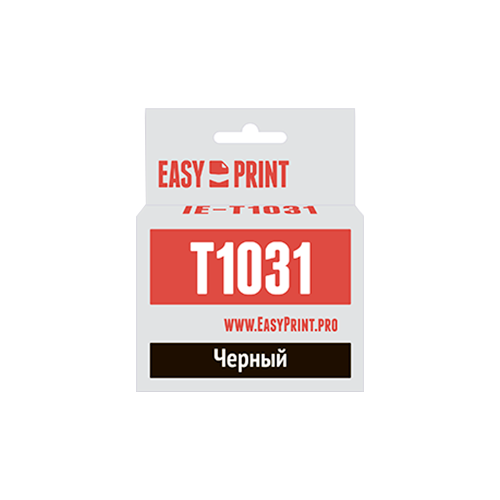 Картридж EasyPrint IE-T1031, 915 стр, черный картридж для струйного принтера easyprint ie t0802 epson t0802