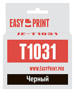 Картридж EasyPrint IE-T1031 для Epson Stylus TX550W/Office T40W/TX600FW, черный, с чипом