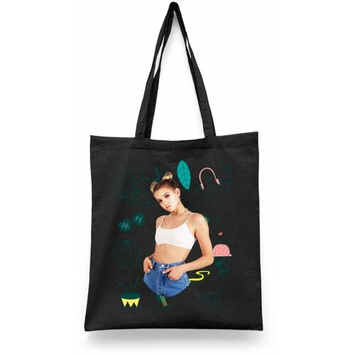 фото Сумка шоппер каждому своё, черный