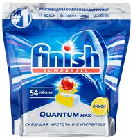 Finish Quantum таблетки (лимон) для посудомоечной машины 54 шт.