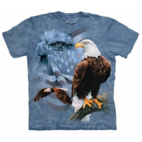 Футболка The Mountain, размер M, синий