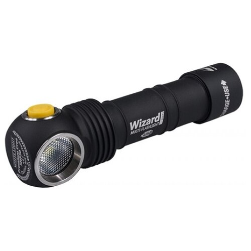 фото Ручной фонарь ArmyTek Wizard Pro v3 XHP50 Magnet USB + 18650 Li-Ion (белый свет) черный