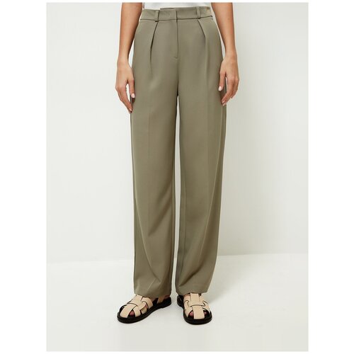 фото Брюки zarina женские 2264230756 ,цвет:хаки/оливковый,размер:46