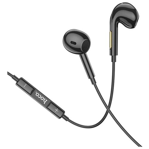 Наушники M92, Plumelet wire-controlled earphones with mic, HOCO, черные