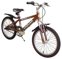 Подростковый горный (MTB) велосипед JAGUAR MS-Alfa 20-3S фиолетовый (требует финальной сборки)