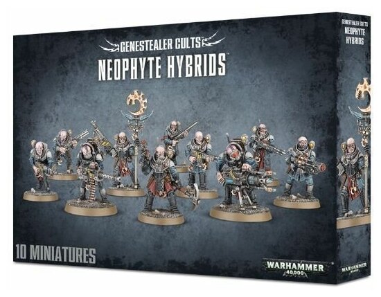 Модель для сборки Warhammer 40000 Genestealer Cults Neophyte Hybrids