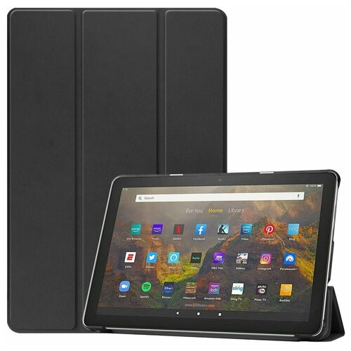 Планшетный чехол для Amazon Fire HD 10 (2021) (черный) multicolor tablet cover case suitable for amazon fire 7 fire hd 8 fire hd 10 anti dust leather cover case protective shell