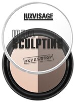 LUXVISAGE Пудра-скульптор Ideal Sculpting 3, молочный шоколад