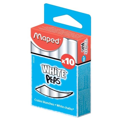 Мел Maped White'Peps белый 10 штук